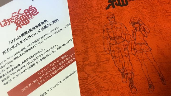 はたらく細胞  1話 アフレコ台本 本物