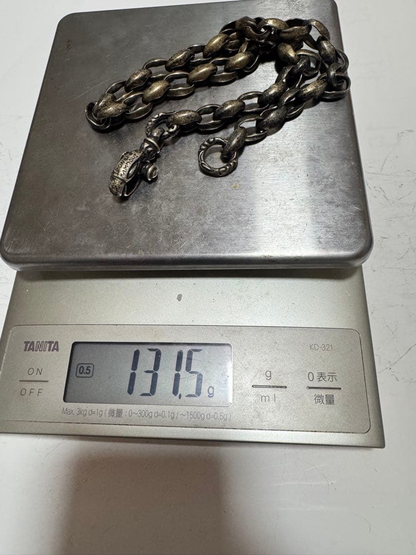 s*u様 スターリングシルバー ウォレットチェーン 131.5g