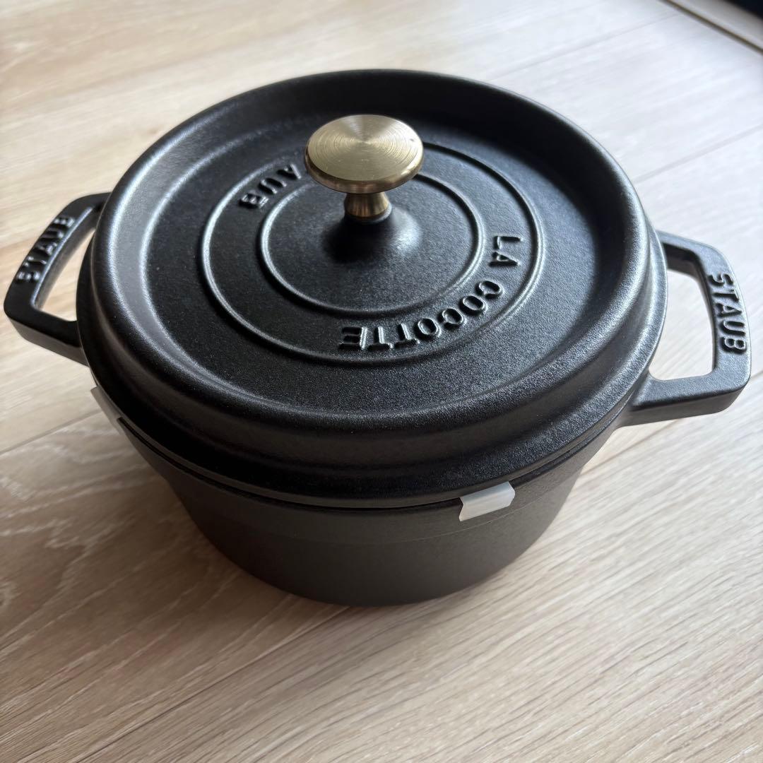 STAUB ストウブ ピコ ココット ラウンド 20センチ ブラック