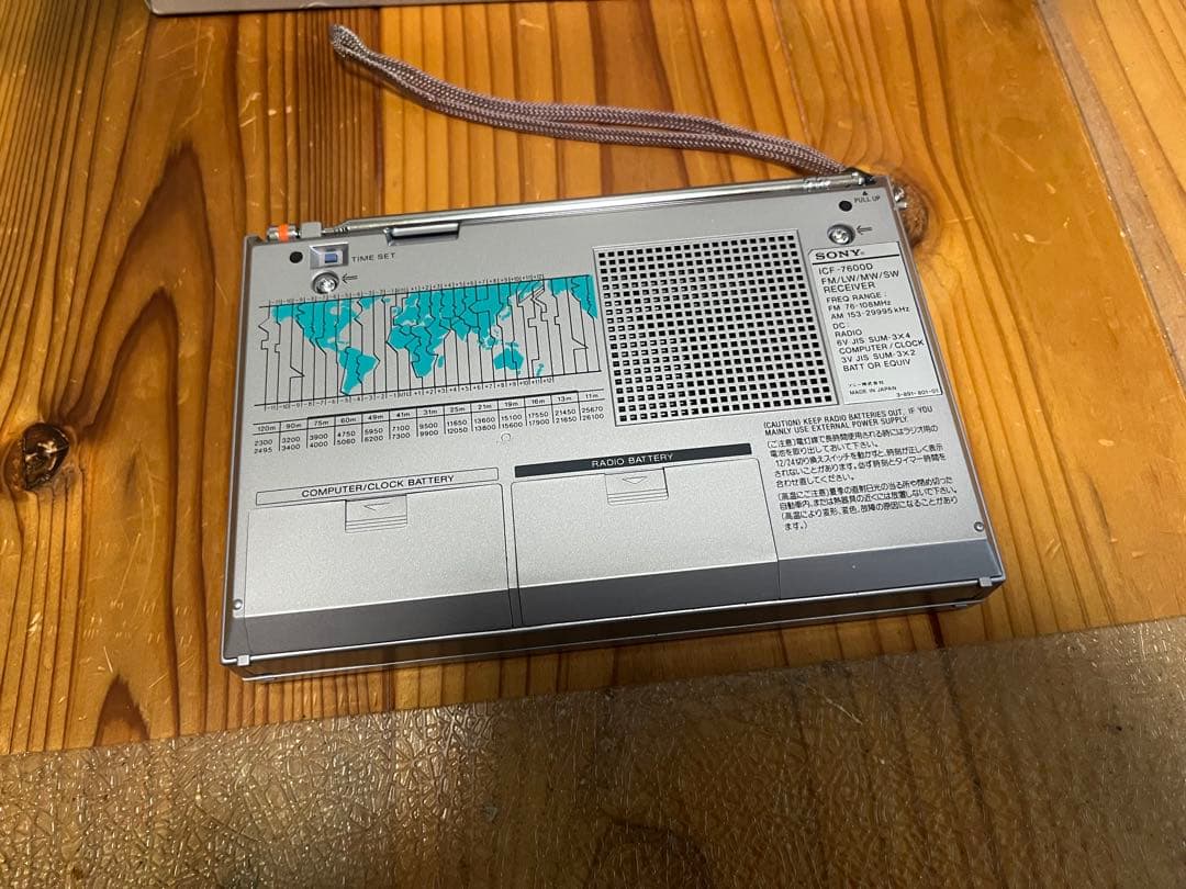 SONY ICF-7600D ➕　広帯域アンテナ　AN-1 セット