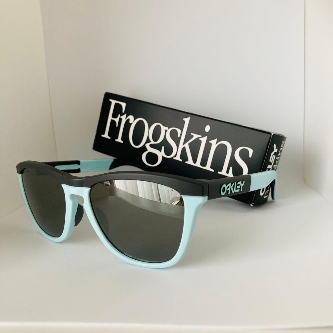 オークリー　サングラス　ブルー　OAKLEY フロッグスキン　0009284