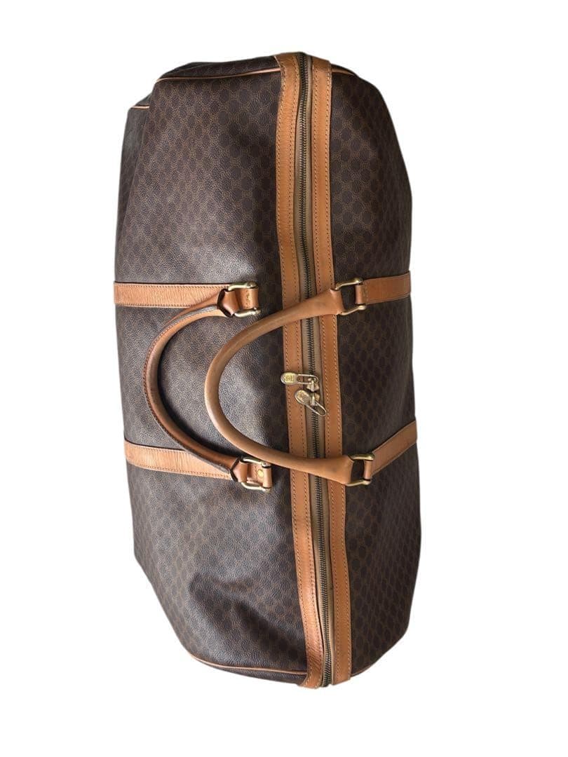 に*じ様 セリーヌ CELINE ボストンバッグ マカダム PVC レザー トト