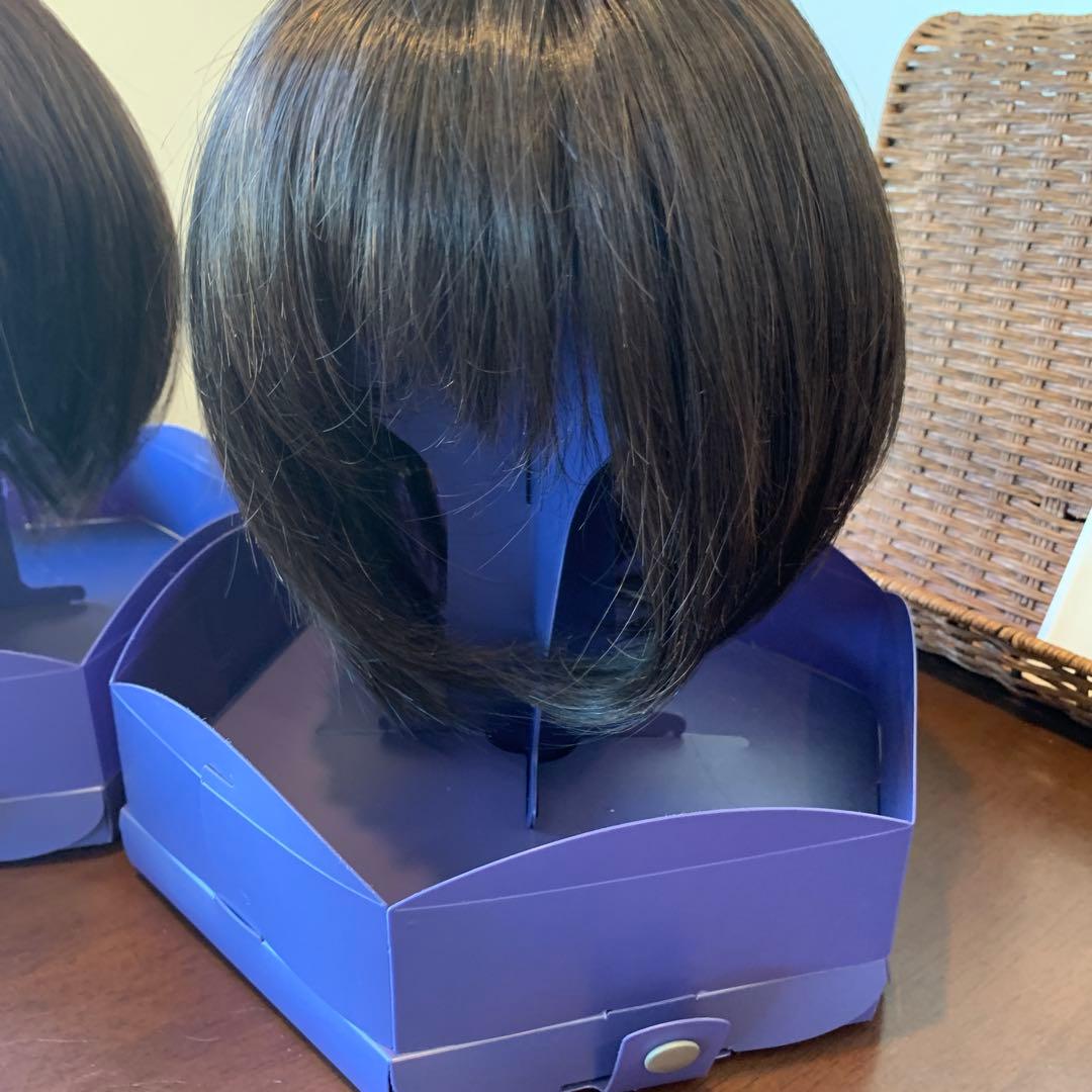 ダークブラウン ショートボブウィッグ　フォンテーヌ　２つ