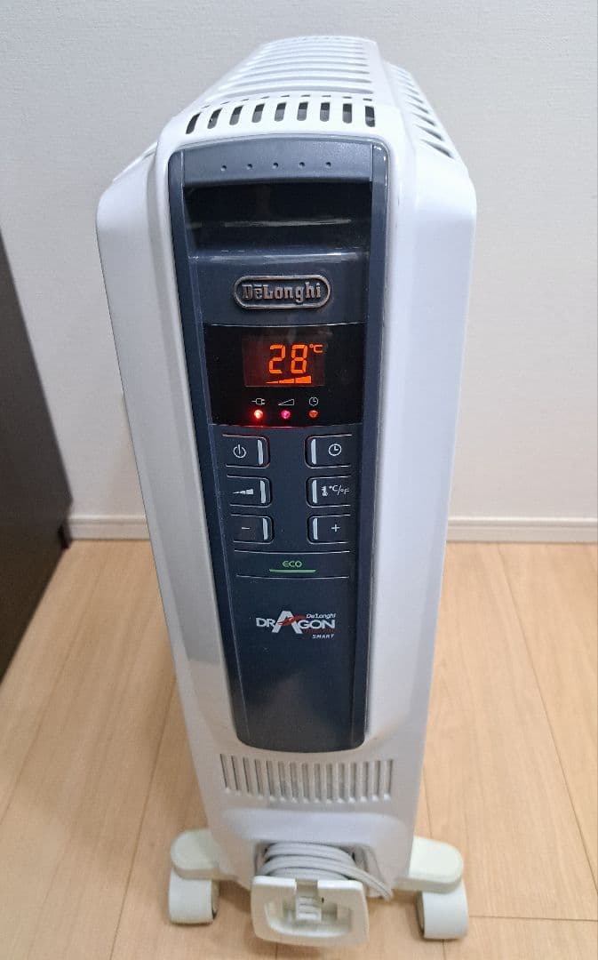 デロンギ ドラゴン デジタルスマート オイルヒーター【説明書付】