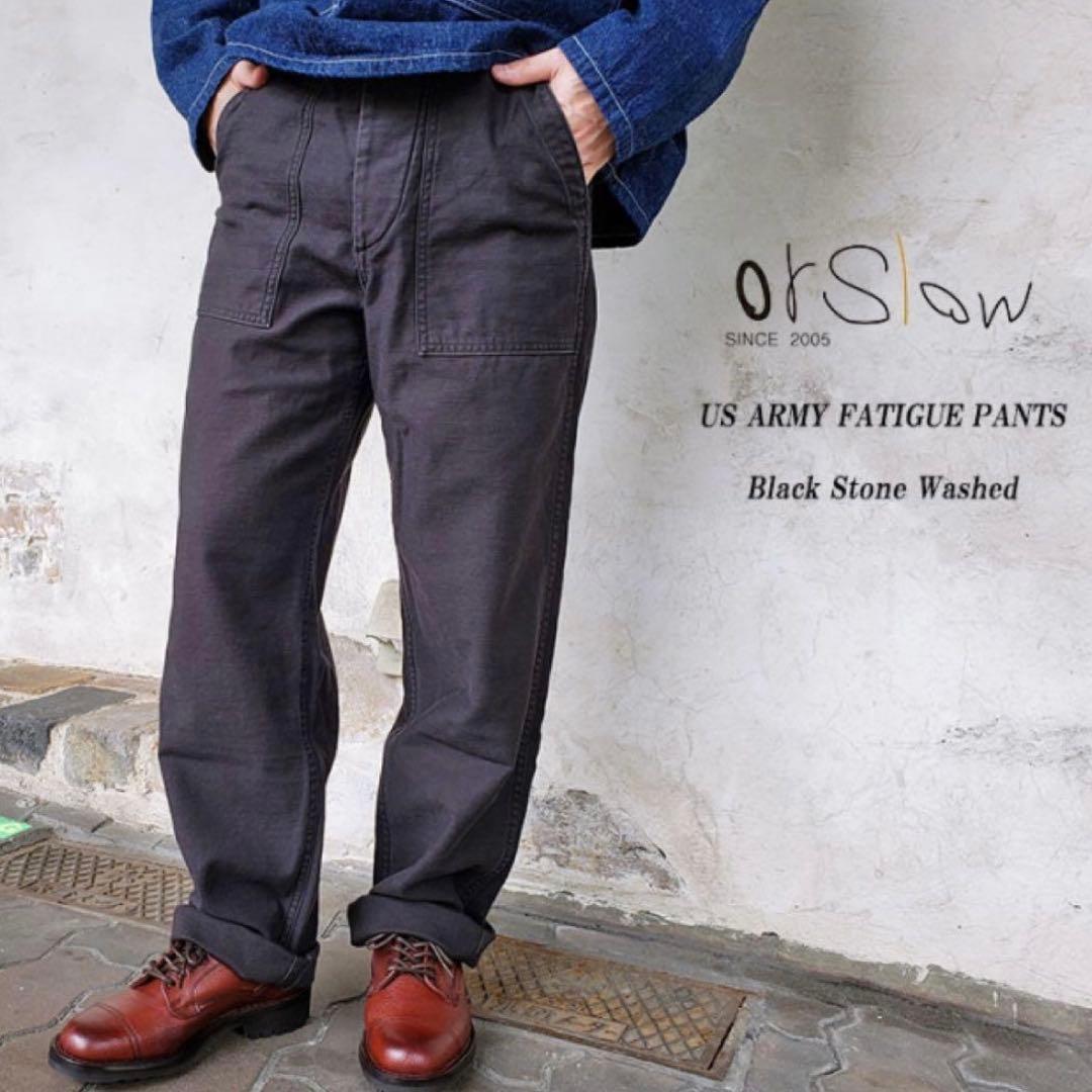 オアスロウ orSlow ファティーグパンツ　ベイカーパンツ　XXL(5)