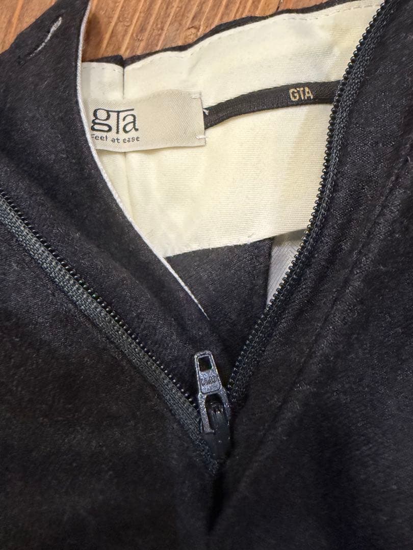 GTA ウールスラックス　チャコールグレー46