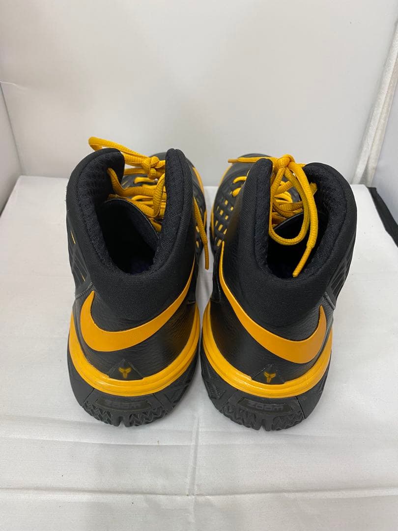 ナイキ バスケットシューズ 黒/黄色 ハイカットスニーカー