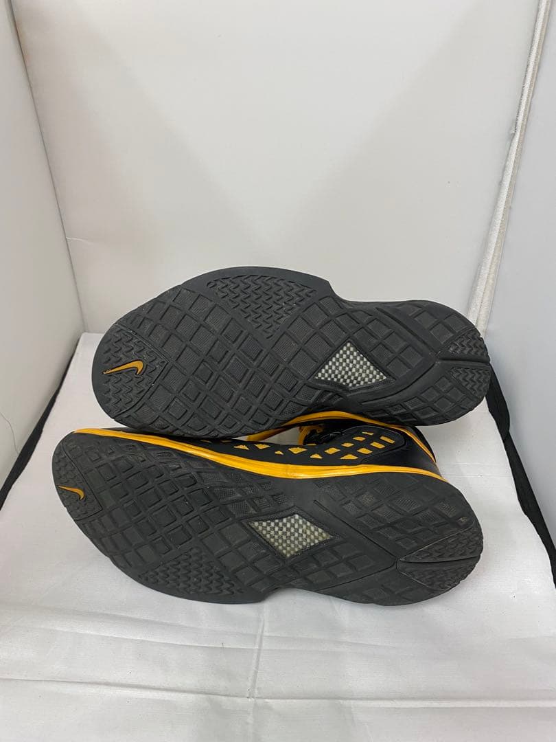 ナイキ バスケットシューズ 黒/黄色 ハイカットスニーカー