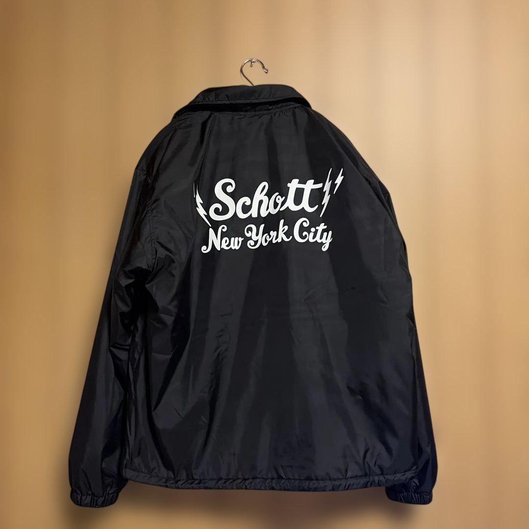 Schott ナイロンコーチジャケット