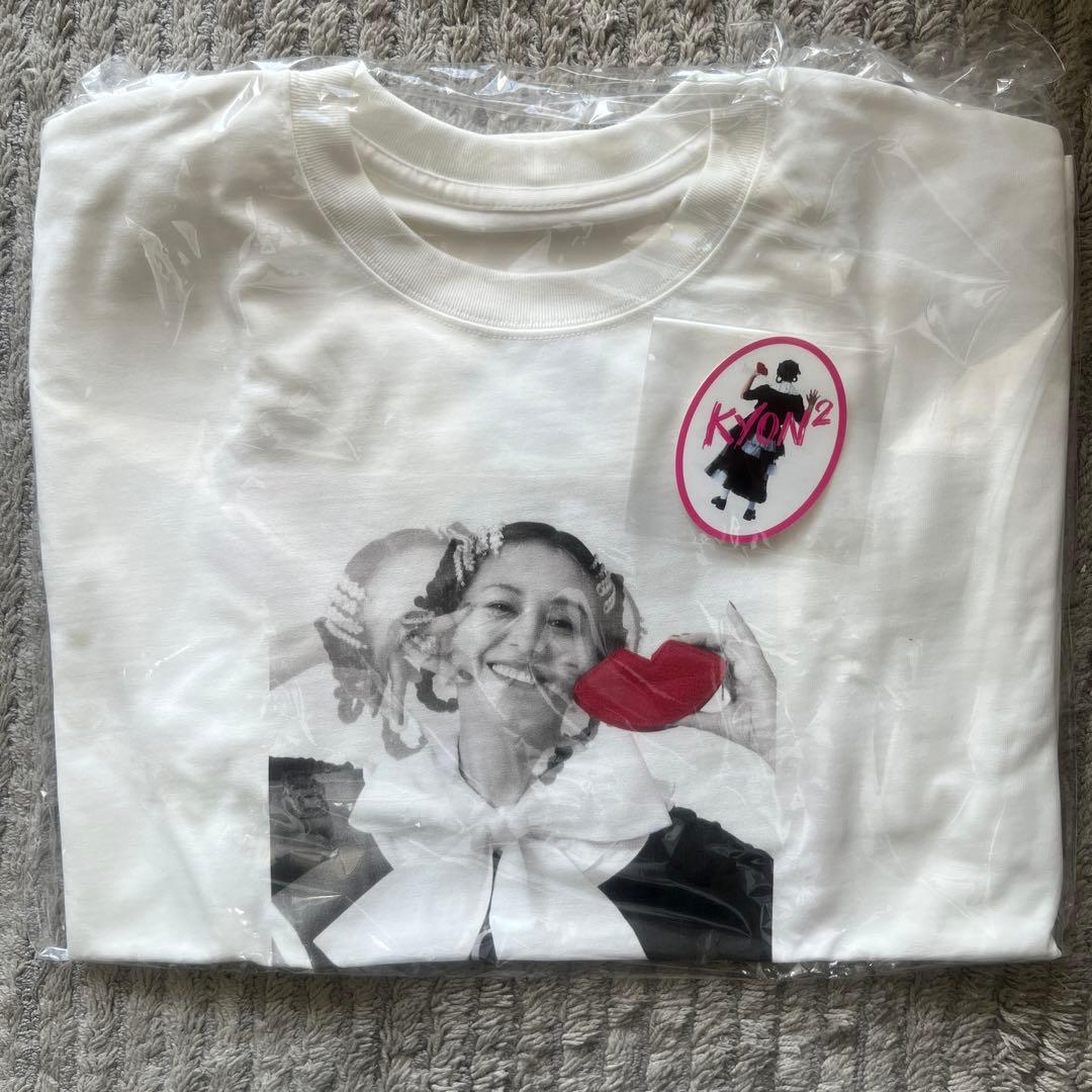 KYON² プリントTシャツ ホワイト