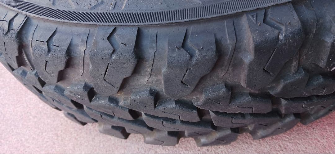 145/80-12インチアルミホイール　タイヤ2セット　軽トラ軽貨物対応タイヤ①