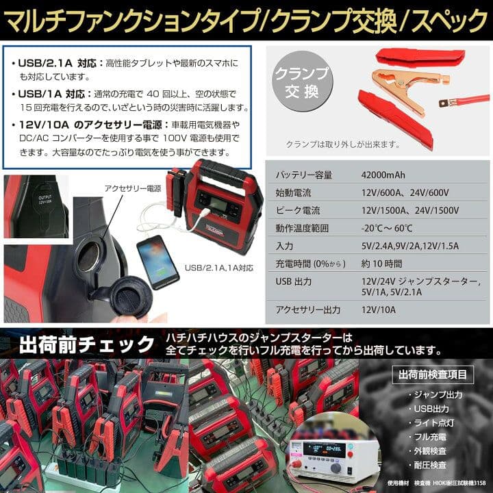 ITO-42000 88HOUSE ジャンプスターター