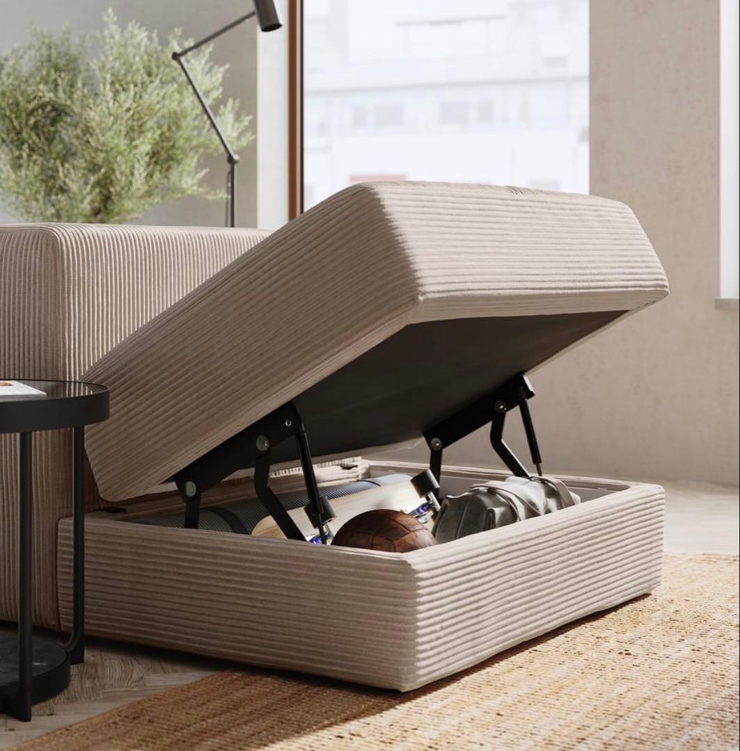 IKEA イェッテボJÄTTEBO 1.5人掛けソファ グレーベージュ