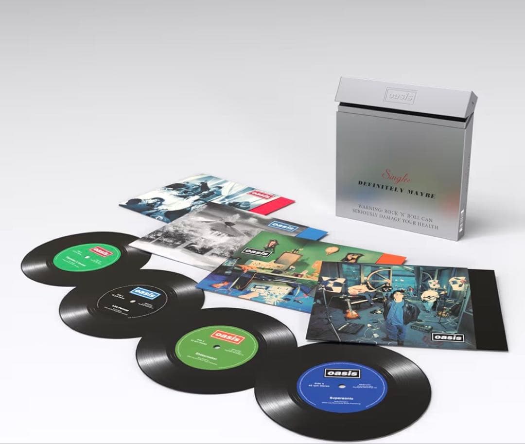 洋楽 Oasis Definitely Maybe (7inch Box Set)