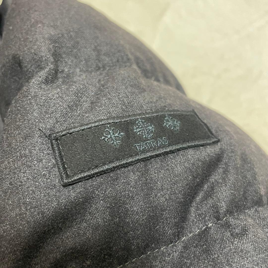 【美品】タトラス ドミツィアーノ ダウンジャケット チャコールグレー M