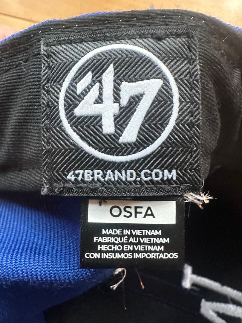 【カスタム新品未使用】ドジャース 公式　47 大谷翔平 選手　デコピン刺繍入り