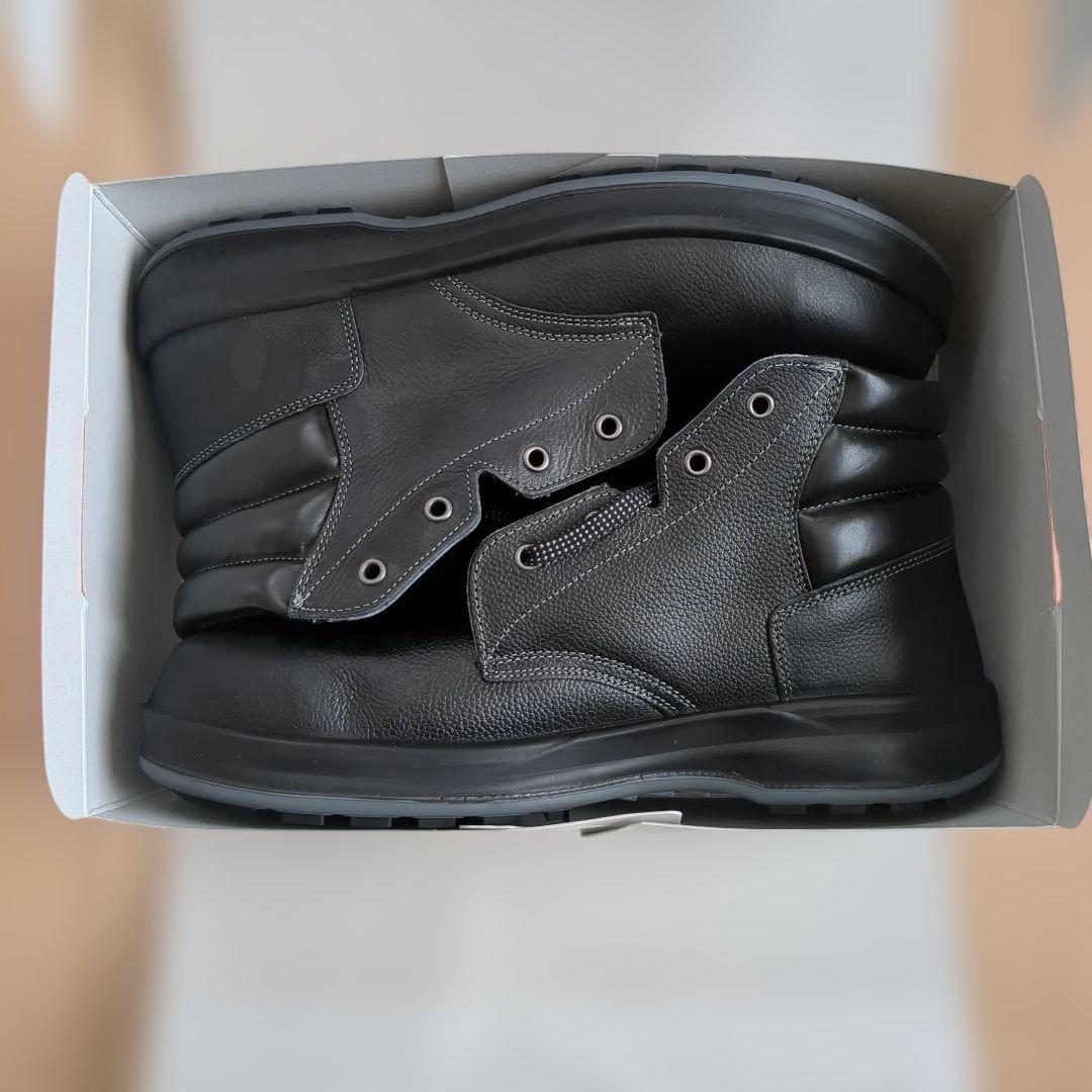 シモン 安全性 快適性 耐滑性 クッション性 SF22黒安全靴 中編上 幅広