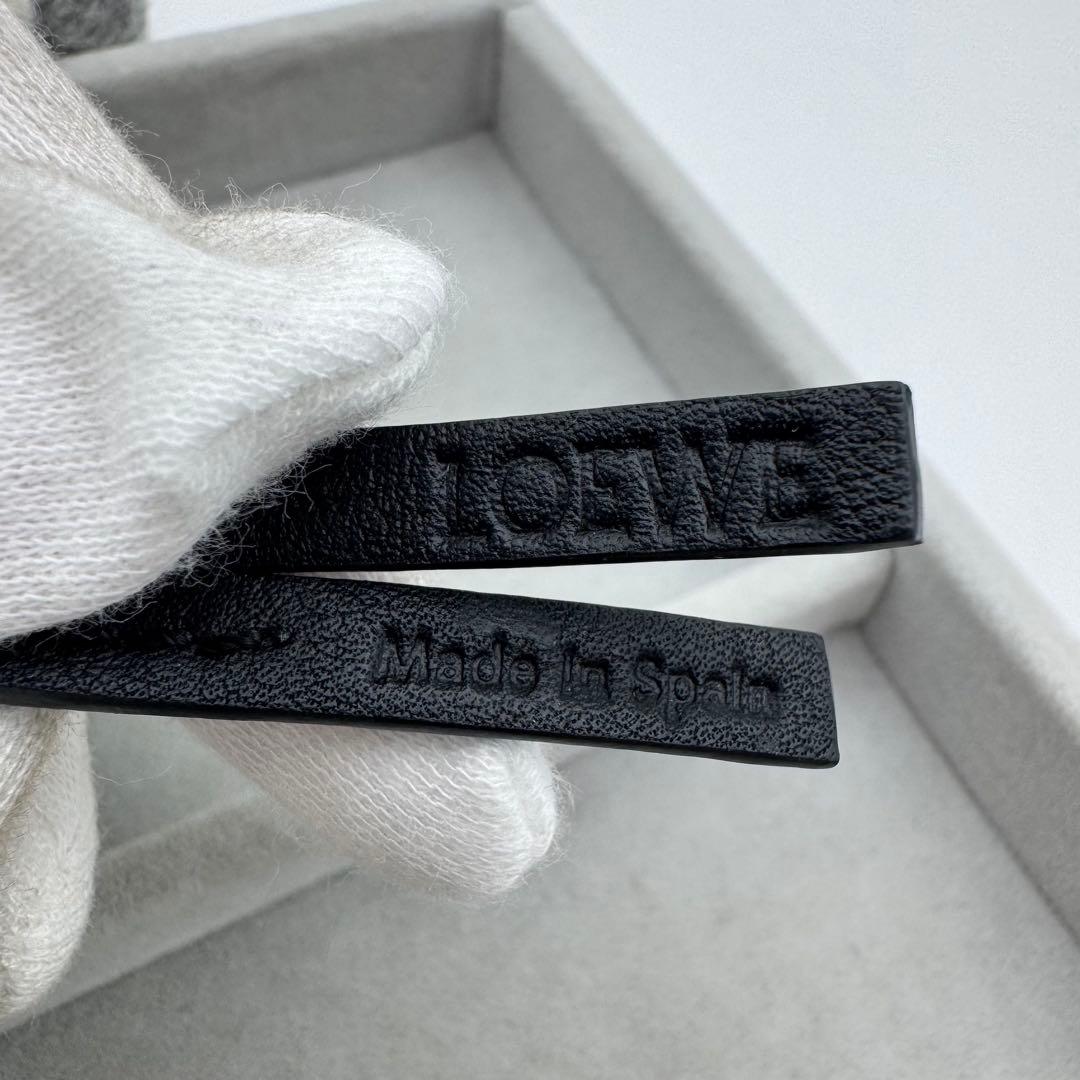 【箱付き】LOEWE バッグチャーム　フクロウ　フェルト　レザー