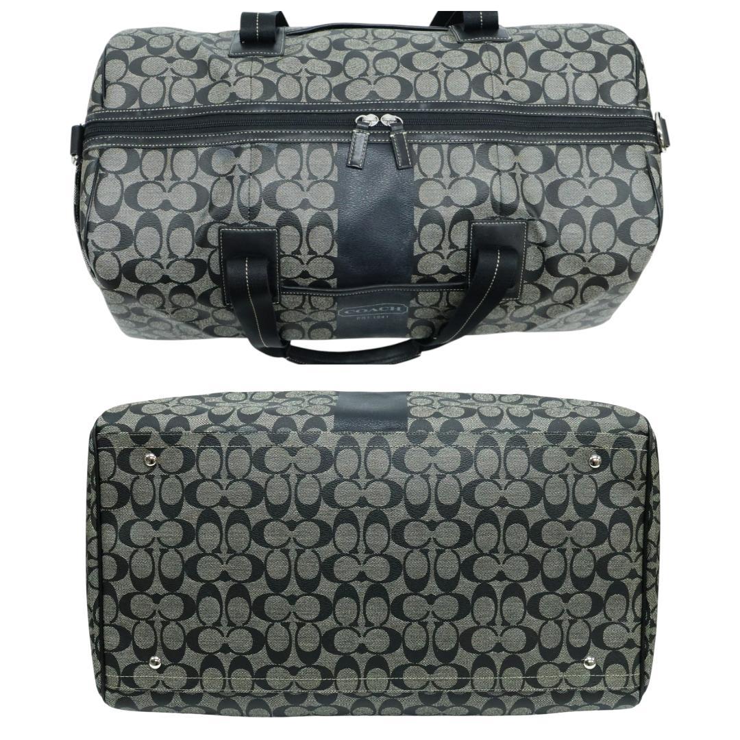 美品 COACH コーチ 2way ボストンバッグ PVC 大容量 F77278