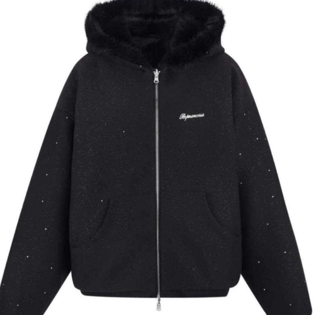 andwang kirakira パーカー 2way アウター