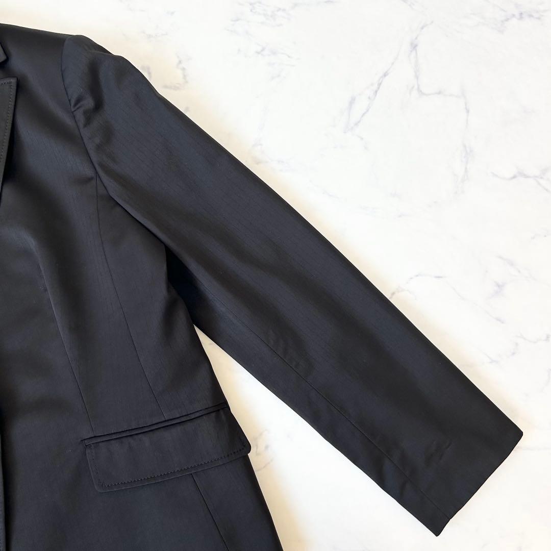 23区 大きいサイズ スカートスーツ セットアップ ジャケット ラップ風スカート