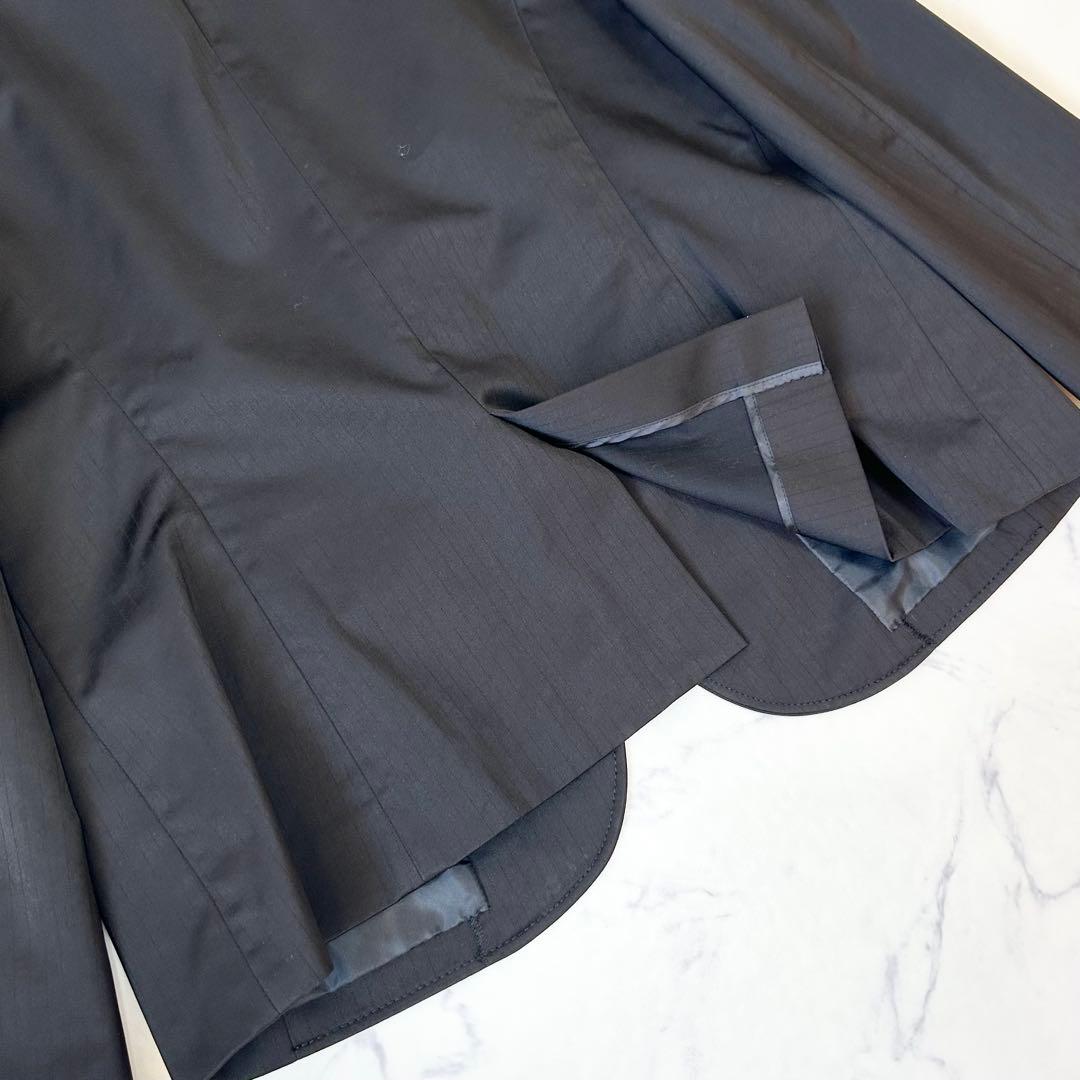 23区 大きいサイズ スカートスーツ セットアップ ジャケット ラップ風スカート