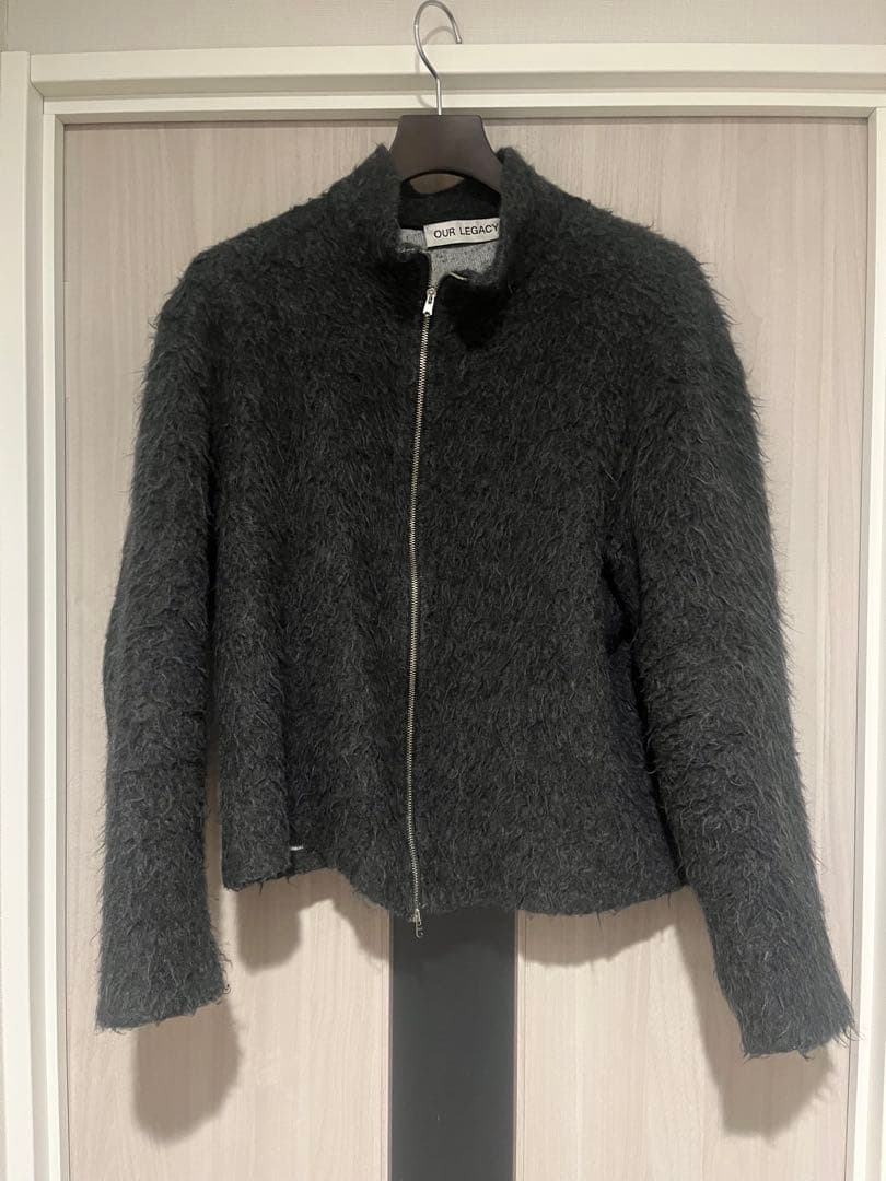 トップス Our Legacy SHRUNKEN FULLZIP POLO 46