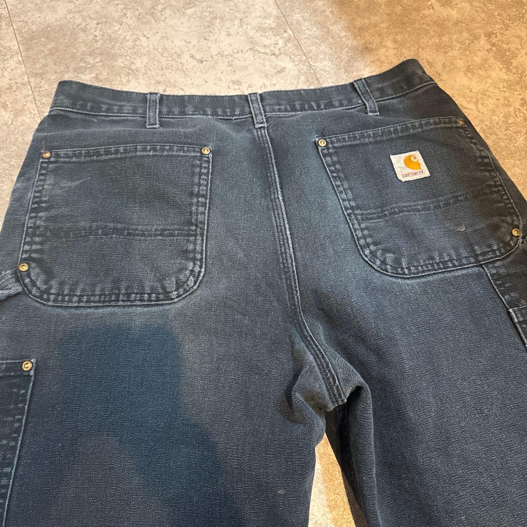 carhartt double knee pants black 34×30