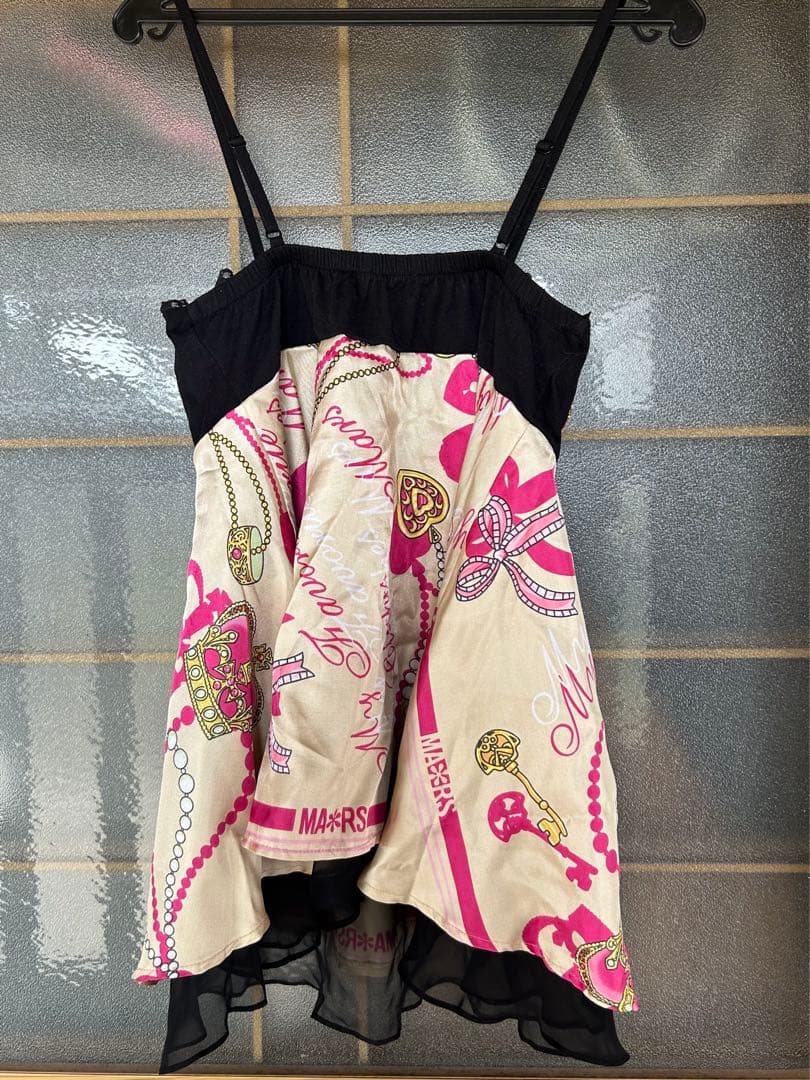 MARS スカーフ　アクセサリー柄キャミソール