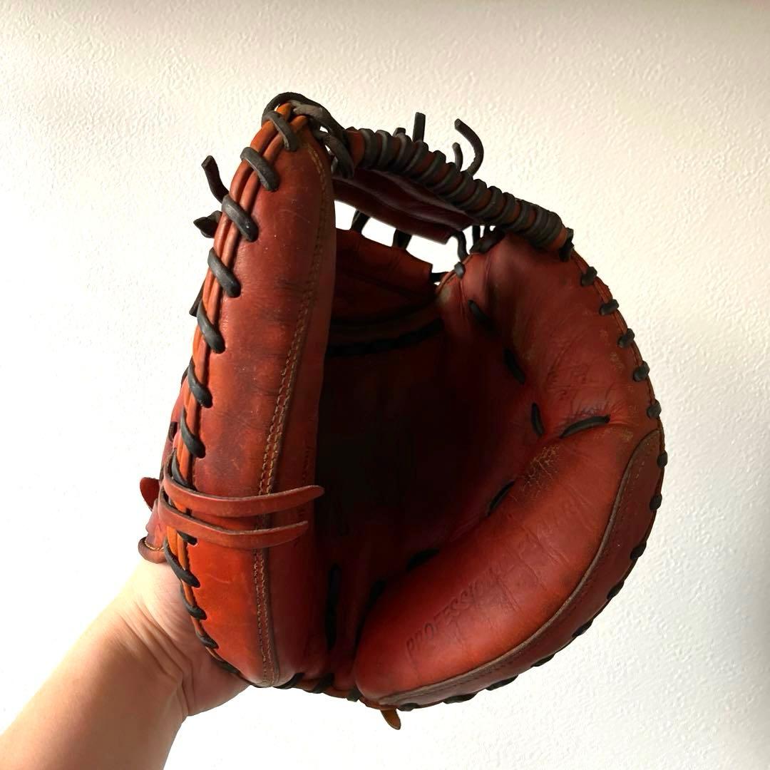 ハタケヤマ 中日ドラゴンズ 長谷川選手 実使用 硬式 キャッチャーミット