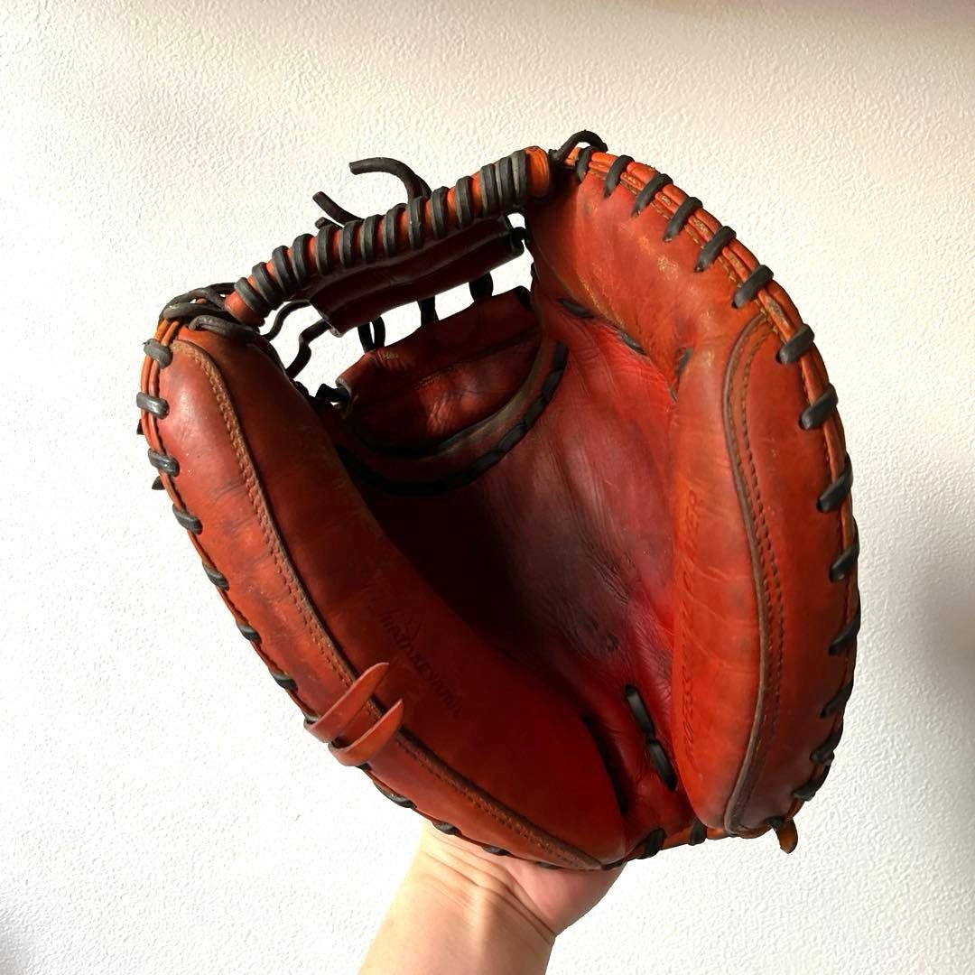 ハタケヤマ 中日ドラゴンズ 長谷川選手 実使用 硬式 キャッチャーミット