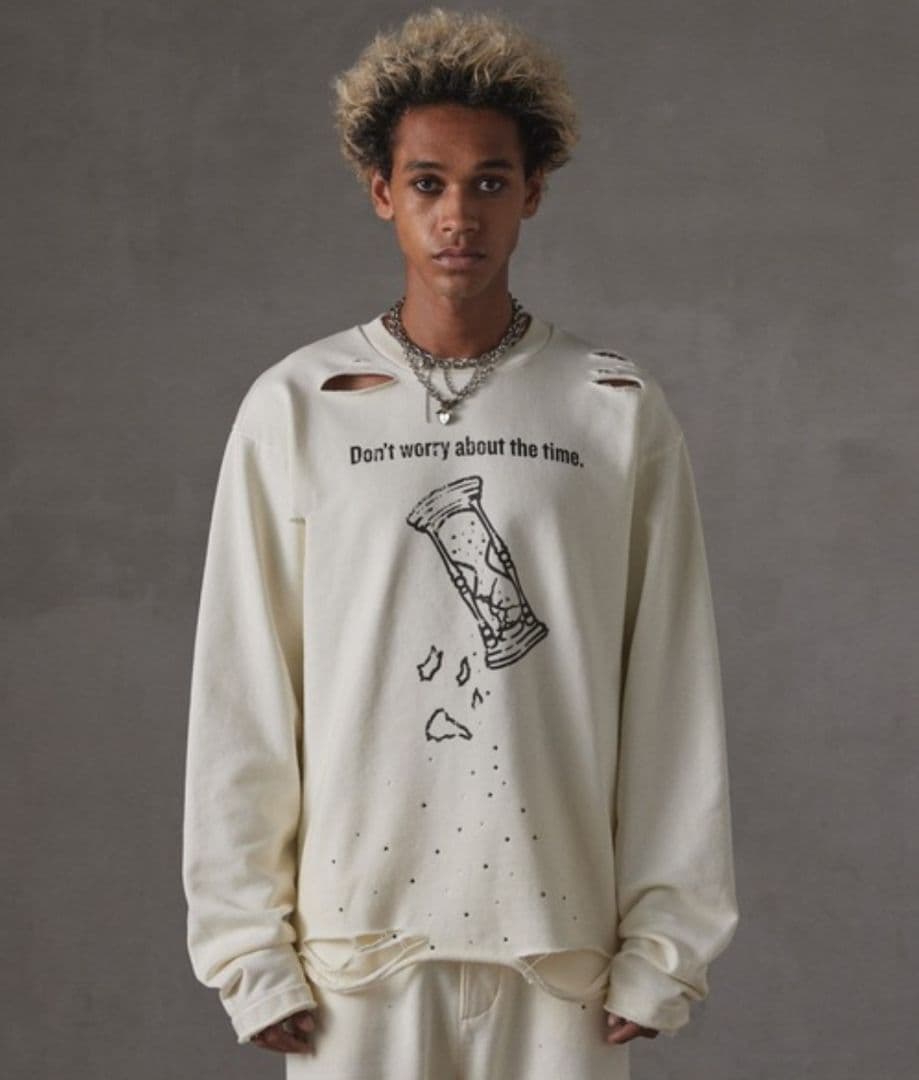 に*り様 【値下げ】GRANCY アイボリー 長袖トレーナー