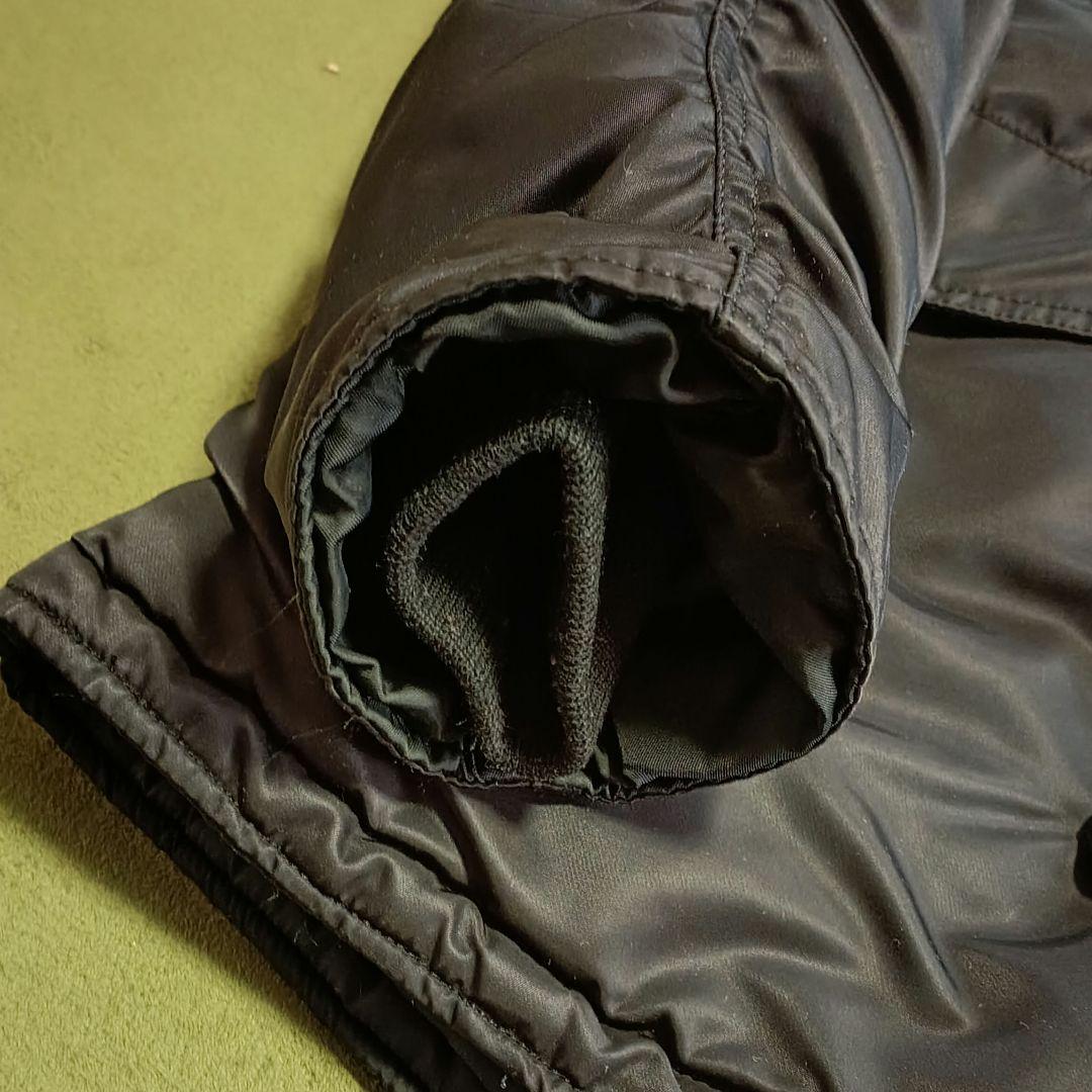 ALPHA N-3B タイトモデル 黒 フード付き ミリタリージャケット