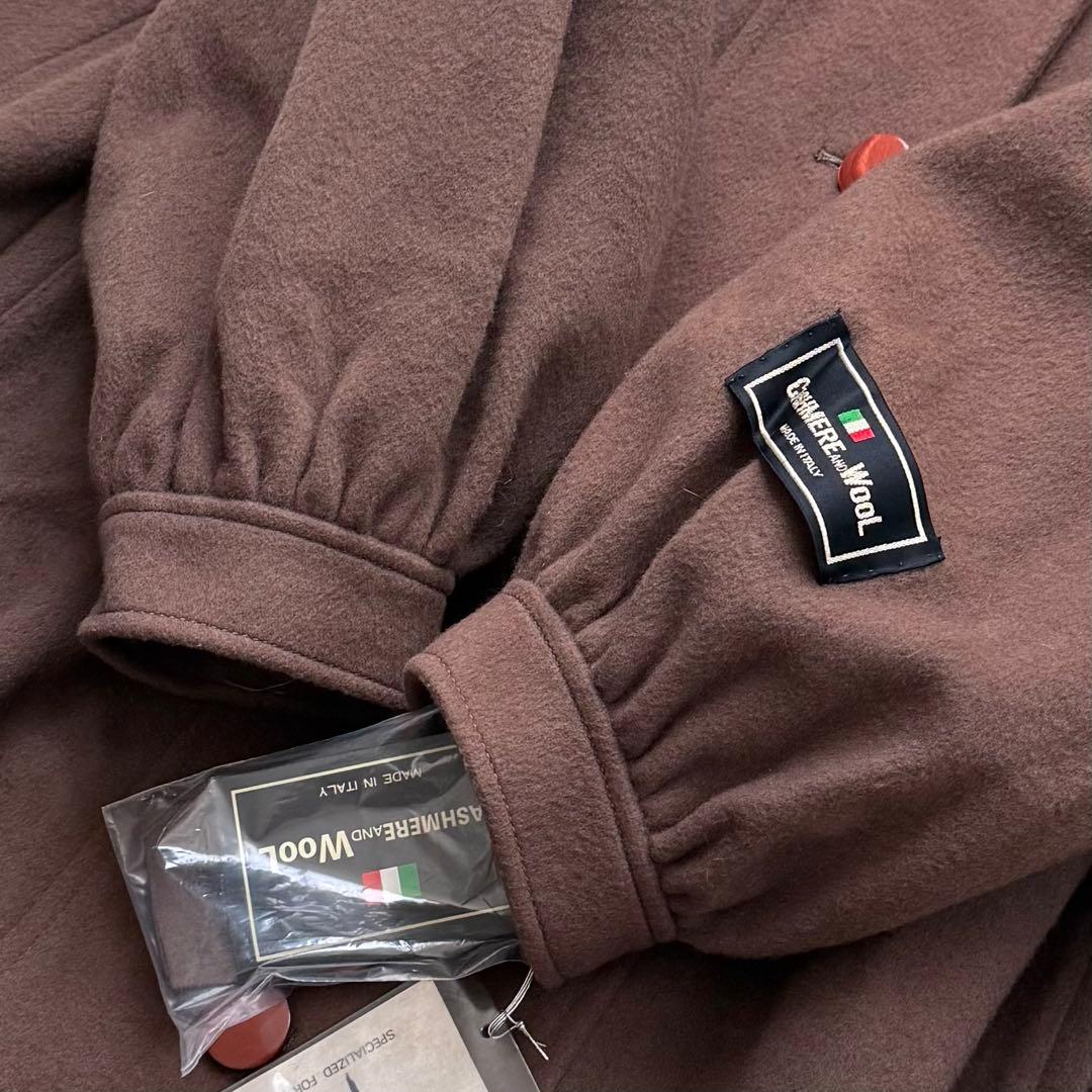 未使用品☆タグ付 カシミヤ ミンク MINK ロングコート 本毛皮 ブラウン