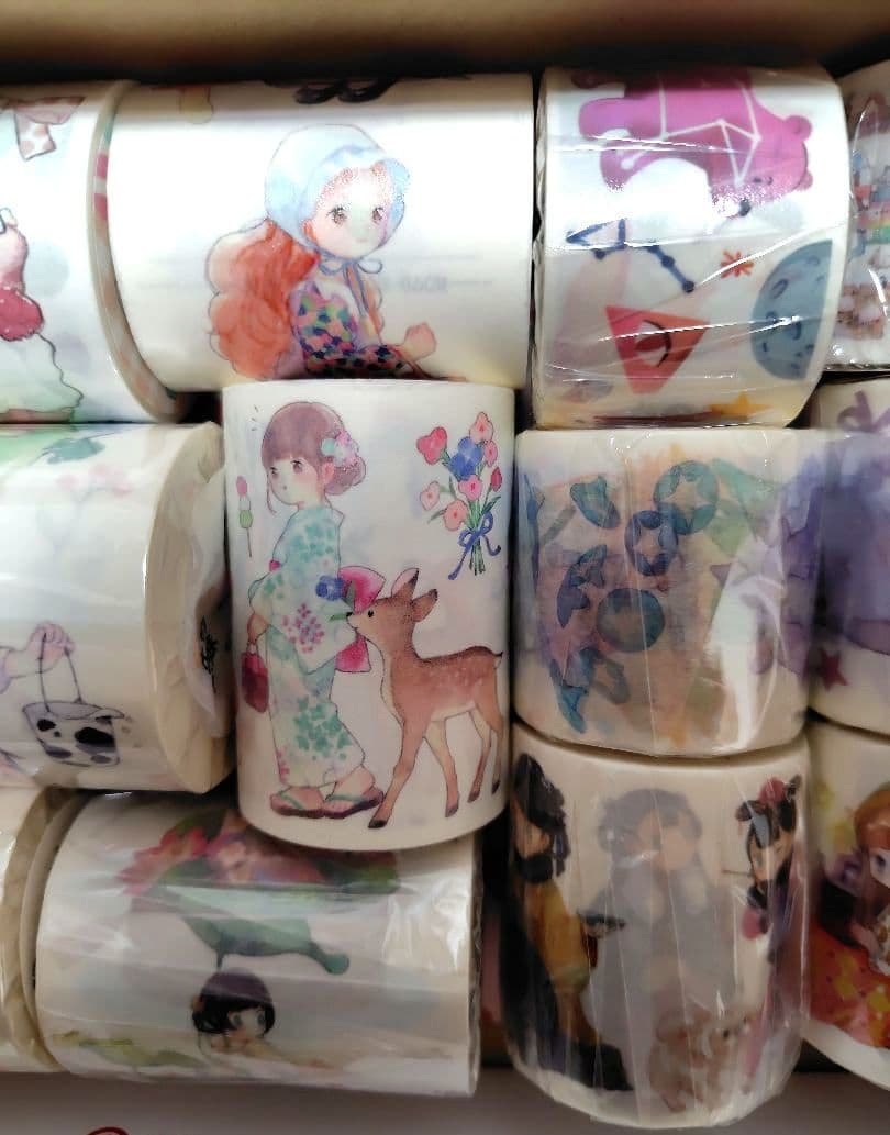 か*ん様 海外マステ まとめ売り16個　新品13・中古3個 人物 巻売り 和紙