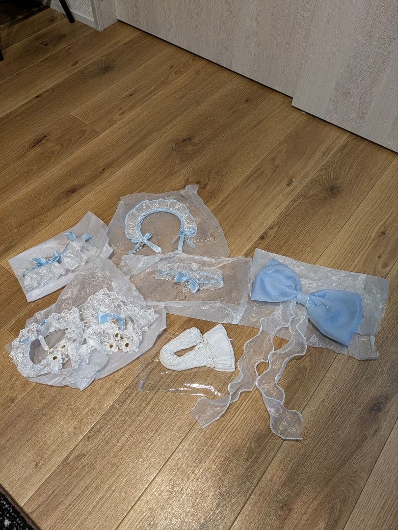 マリームーン[Malymoon] ミルクシフォンランジェリーメイド　ブルー