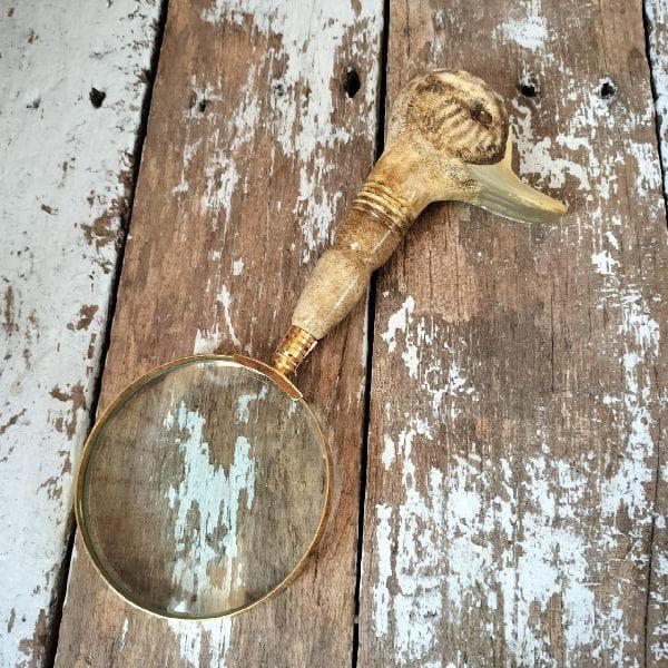 イギリス 70-80s ヴィンテージ 未使用 ダック ヘッド ルーペ 拡大鏡