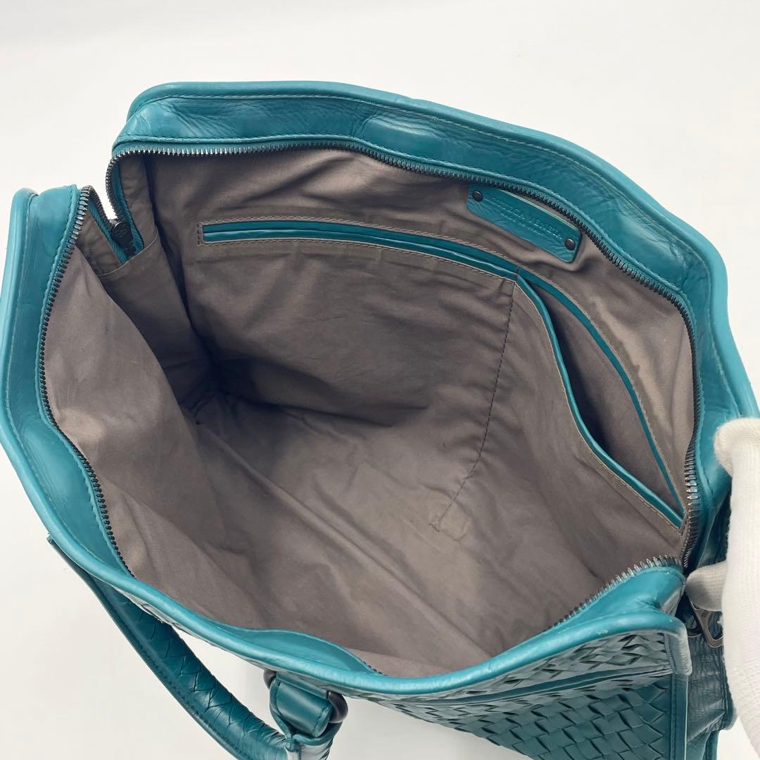 【極美品】ボッテガヴェネタ イントレチャート 2wayブリーフケース ラムレザー