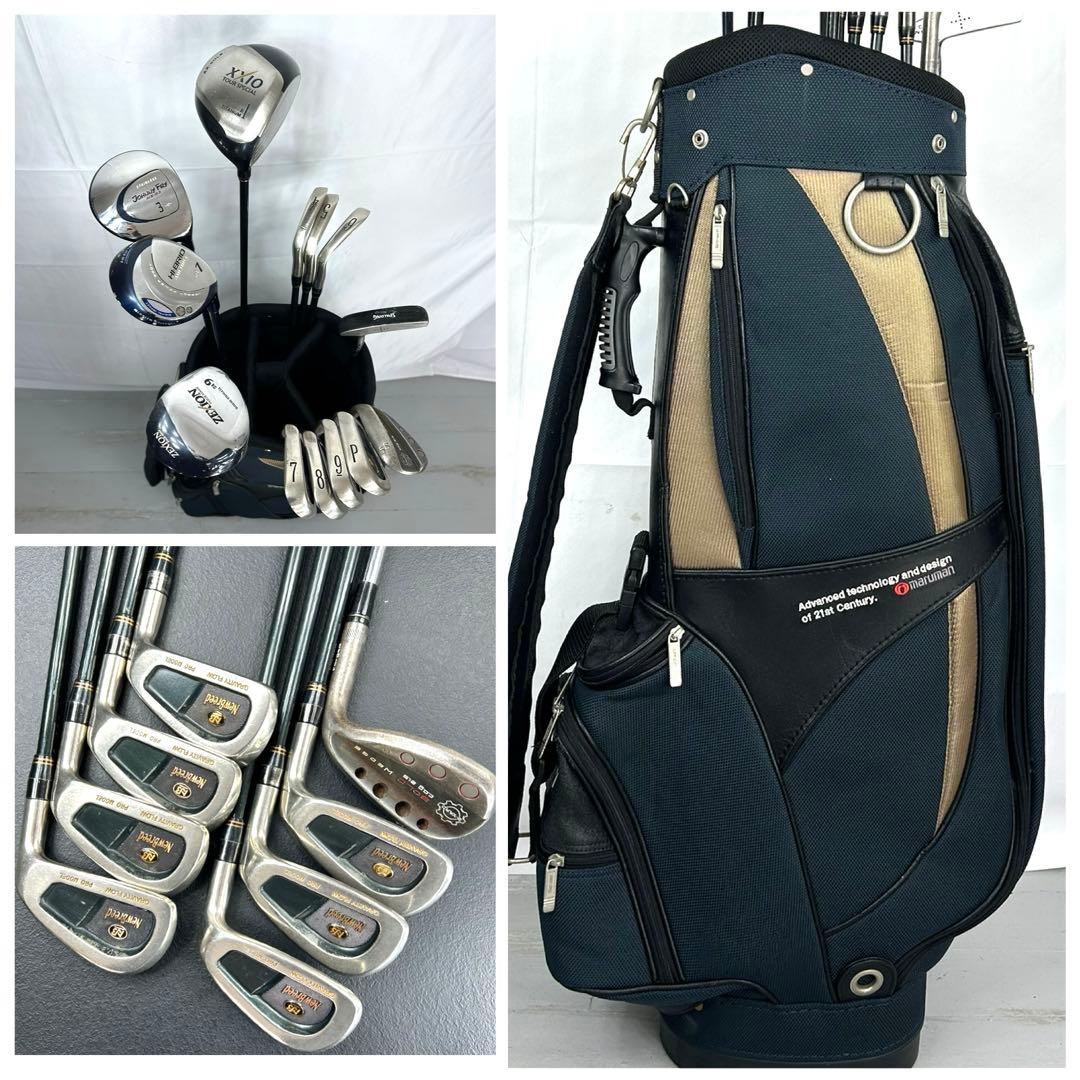 本格派　メンズゴルフクラブ　13本　フルセット お試しセット　ゴルフセット