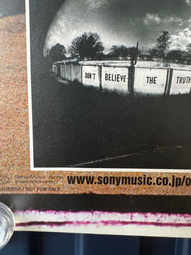 ☆oasis☆DON'T BELIEVE THE TRUTH☆非売品ポスター☆