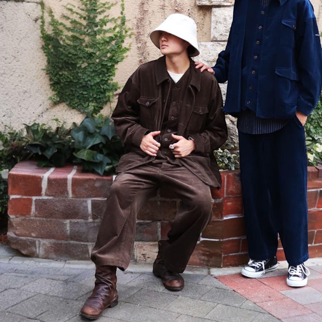 ジャケット・アウター LE PIGEON VOYAGEUR corduroy set up M