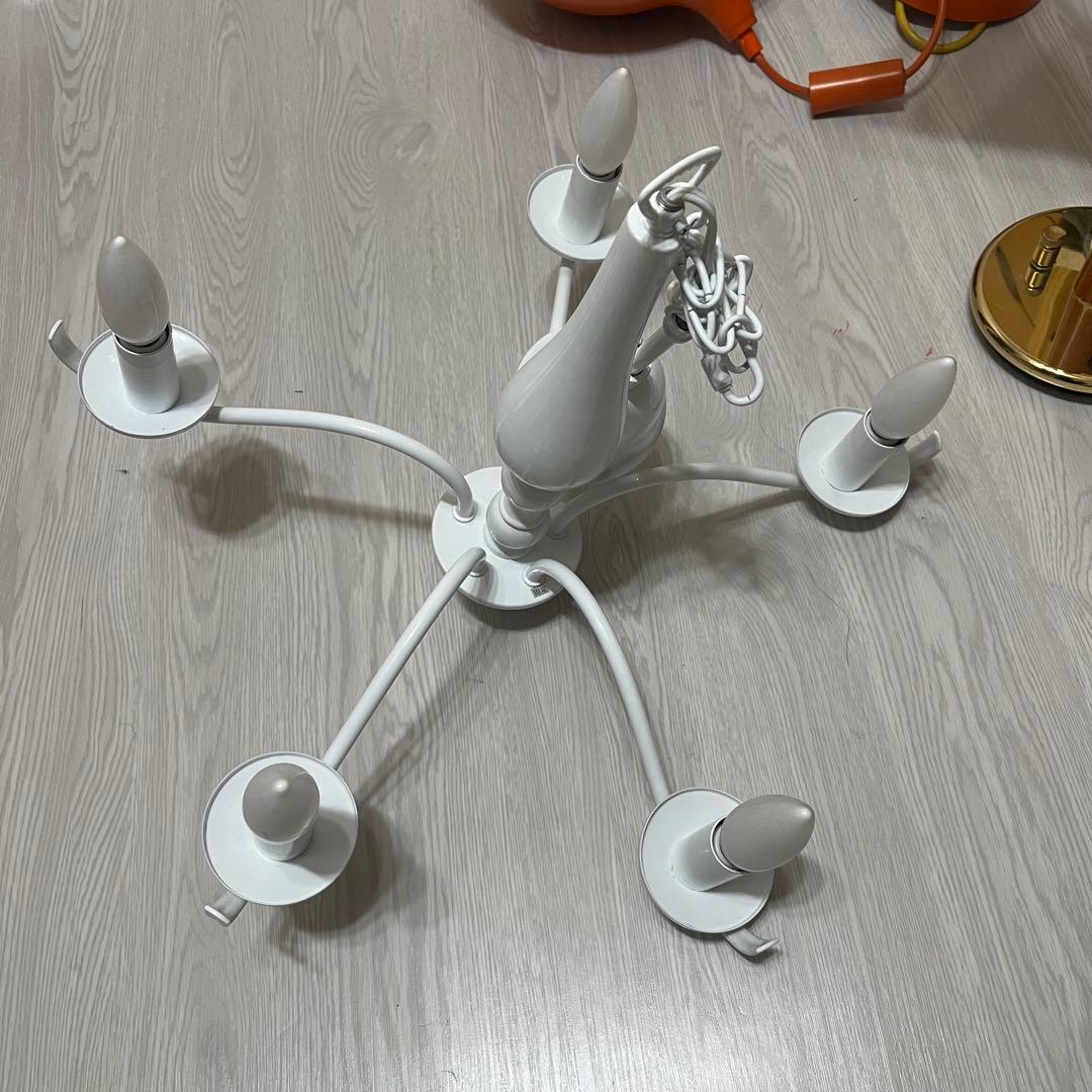 早い者勝ち❗️ 美品‼️Francfranc シャンデリア　白　フランフラン