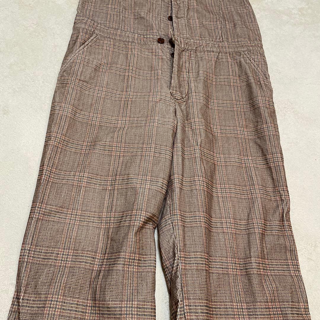 ts(s) チェック柄オーバーオール