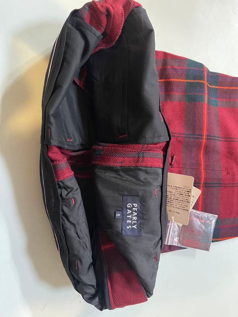 (新品未使用・タグ付き)パーリーゲイツ　ストレッチ 5寒さ対策バッチリ