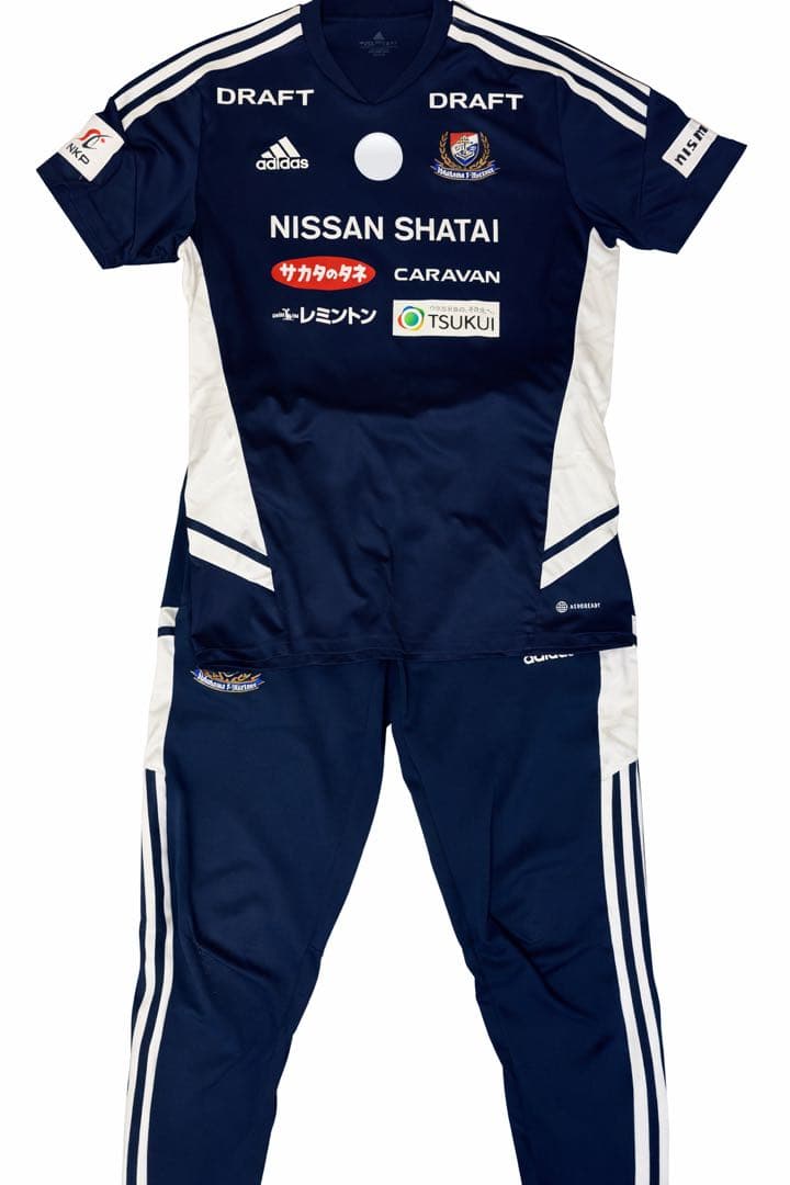 【選手支給品】横浜F・マリノス トレーニングウェア 上下セット 番号付き