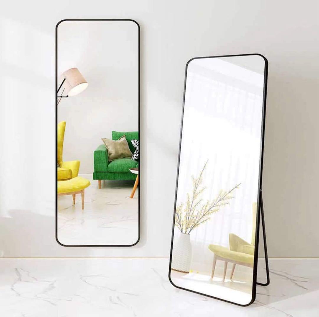 大型スタンドミラー シンプルデザイン