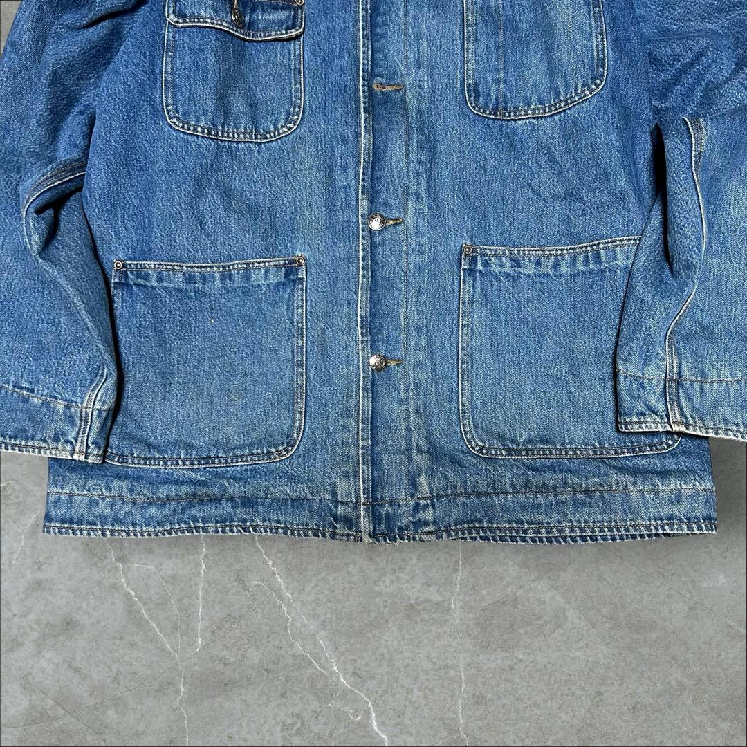 FAÇONNABLE JEAN'S 90s チェック柄 裏地 カバーオール XL
