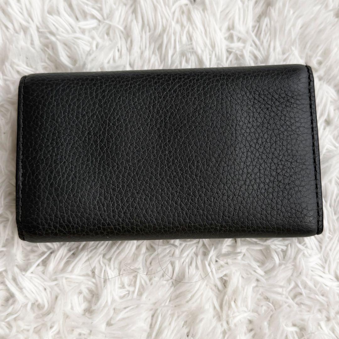 【未使用品】ロエベ メンズ キーケース ソフトグレインカーフ ６連 アナグラム