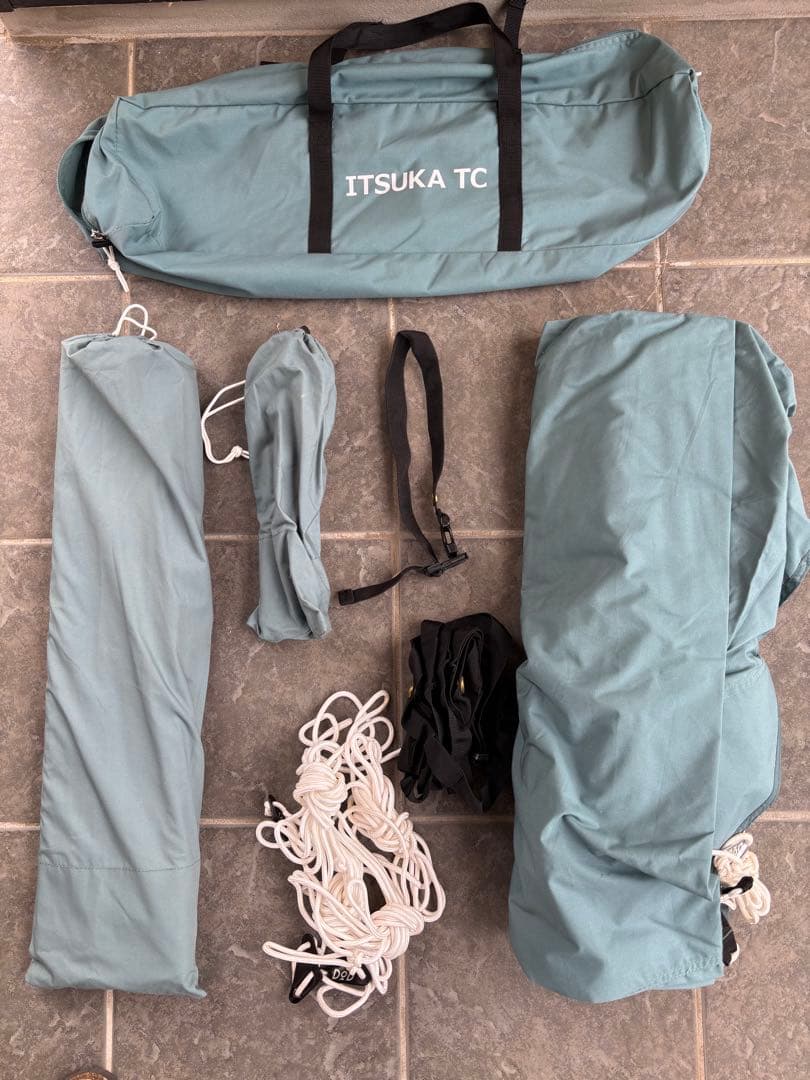 【美品】DOD いつかのタープTC ブルーグレー