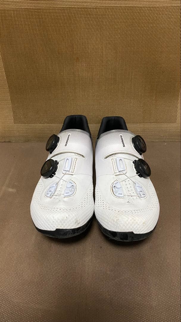 ひろ　 Shimano SH-RC902 ホワイト シューズ 24.5cm